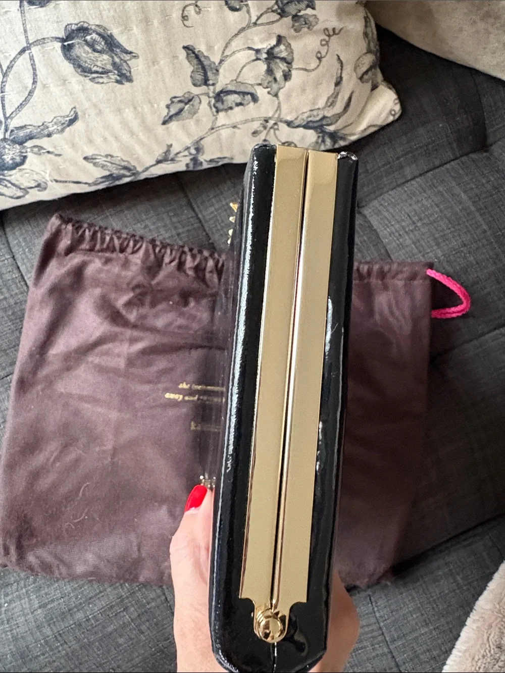 Vintage kate spade Tiki Bar Cocktail clutch with pineapple clasp